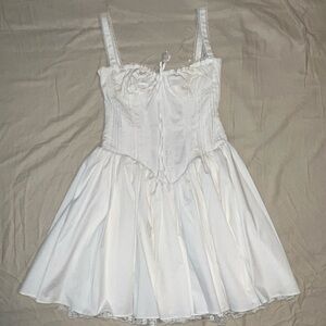 House of CB PIETRA White Corset Mini Dress